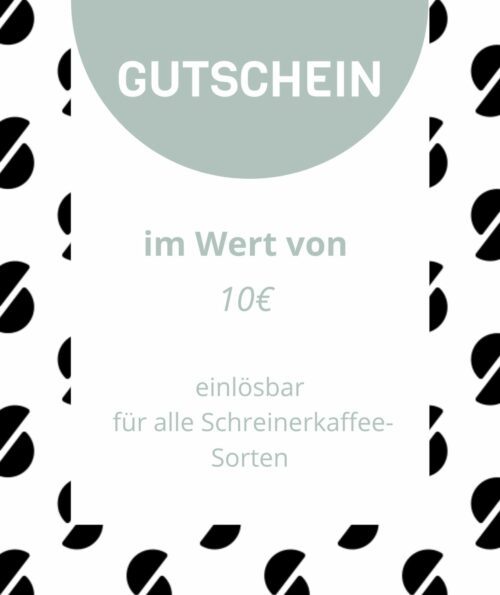 Gutscheinkarte in grün