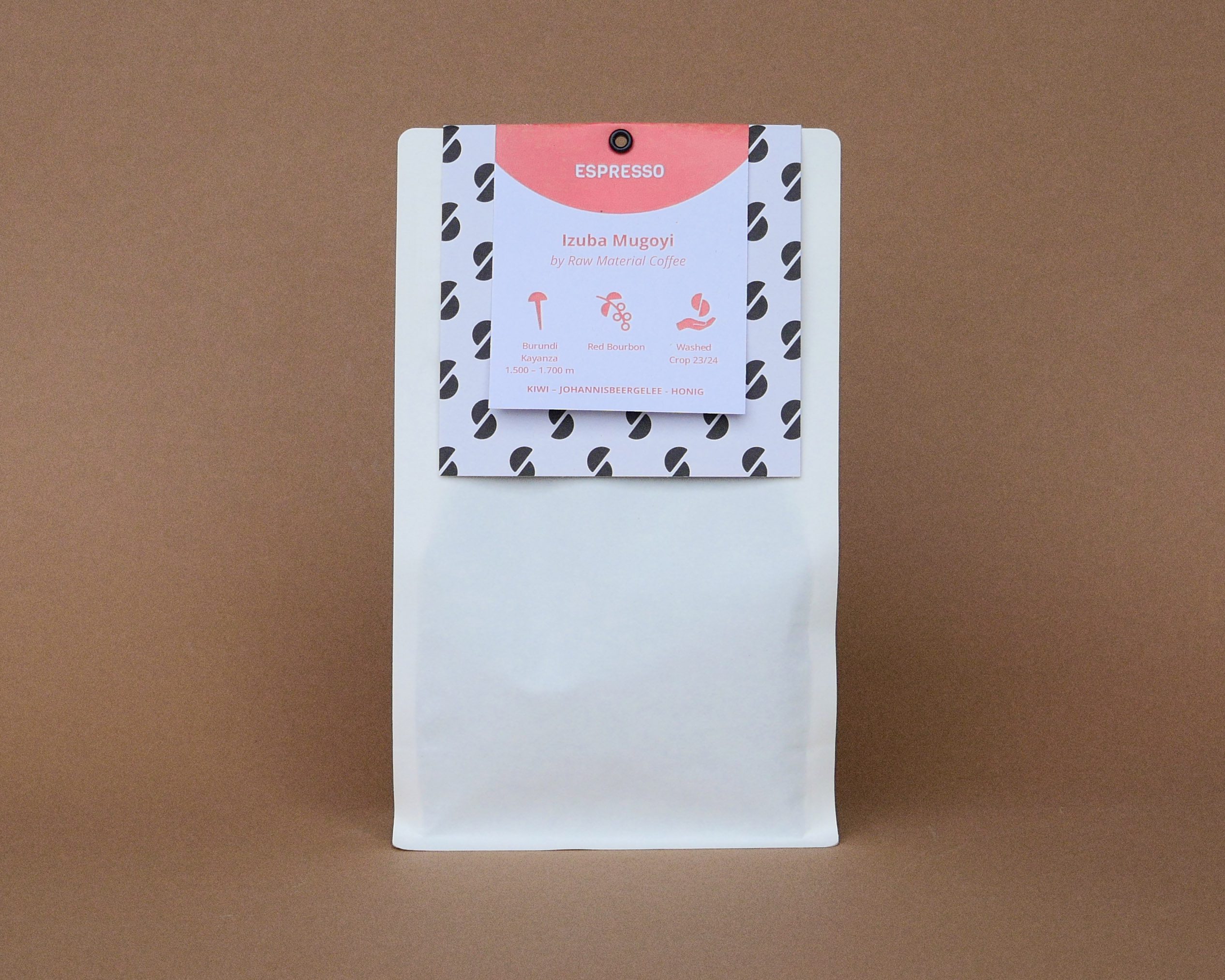 Kaffee Verpackung von Burundi Izuba washed Espresso-Röstung