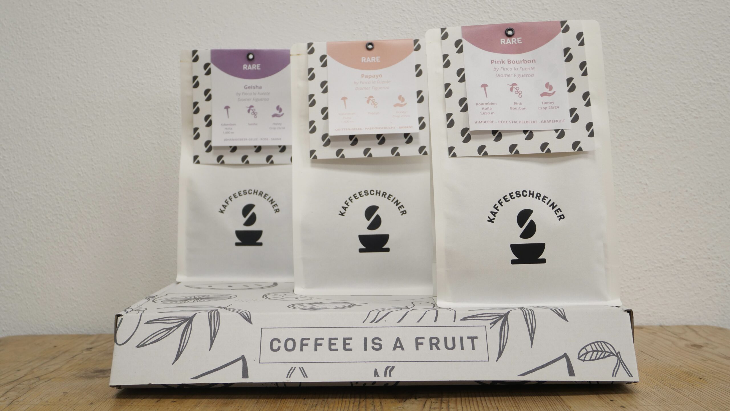 3 mal 150 g Variety Garden Kaffee